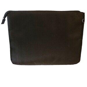 Black Padded Laptop Bag 15" X 11" Zippered for 13" Computer